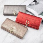 Cartera de billetera con rayas 2