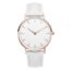 Reloj de cuero de lujo para mujer, pulsera de cuarzo Simple 10