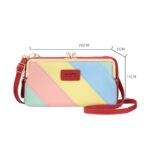 Cartera de cuero PU con correa ajustable 6