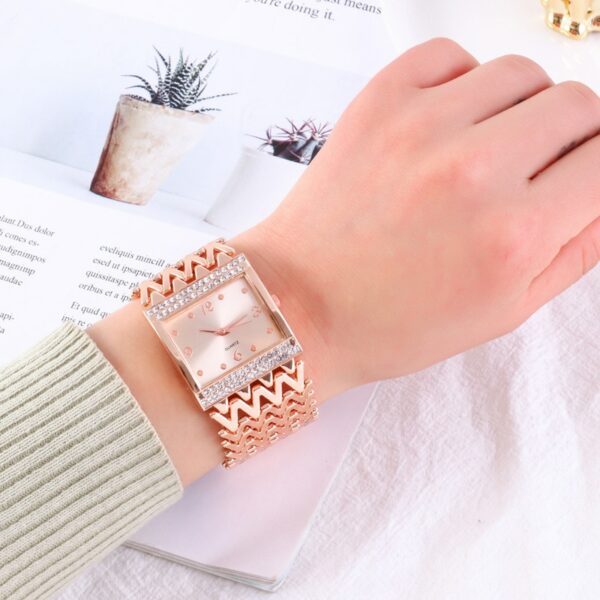 Relojes de pulsera cuadrados para mujer 3