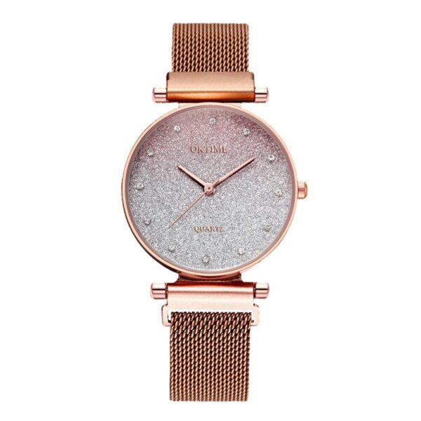 Reloj de pulsera de acero inoxidable para mujer 7