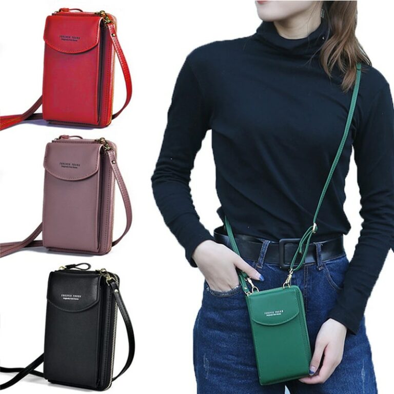 Cartera para teléfono móvil a la moda para mujer