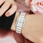 Reloj de cuarzo con diamantes de imitación para mujer 1