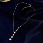 Collar Gargantilla De Cadena De Circonita Con Estrellas 6