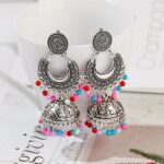 Pendientes Retro Con Campanas Turcas Aretes De Borla Indio, Jhumka 2